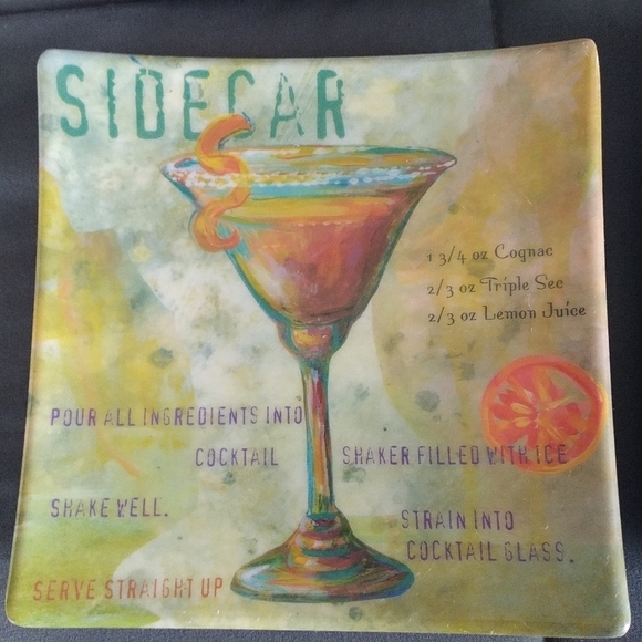 Melamine Ware Set of Four Bar Recipes Small Plates - Picture 6 of 10